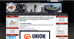 Desktop Screenshot of ibew6.org