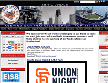 Tablet Screenshot of ibew6.org